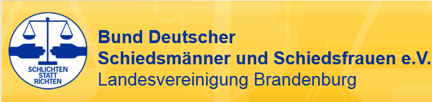 Logo des Bundes Deutscher Schiedsmänner und Schiedsfrauen e.V. Landesvereinigung Brandenburg